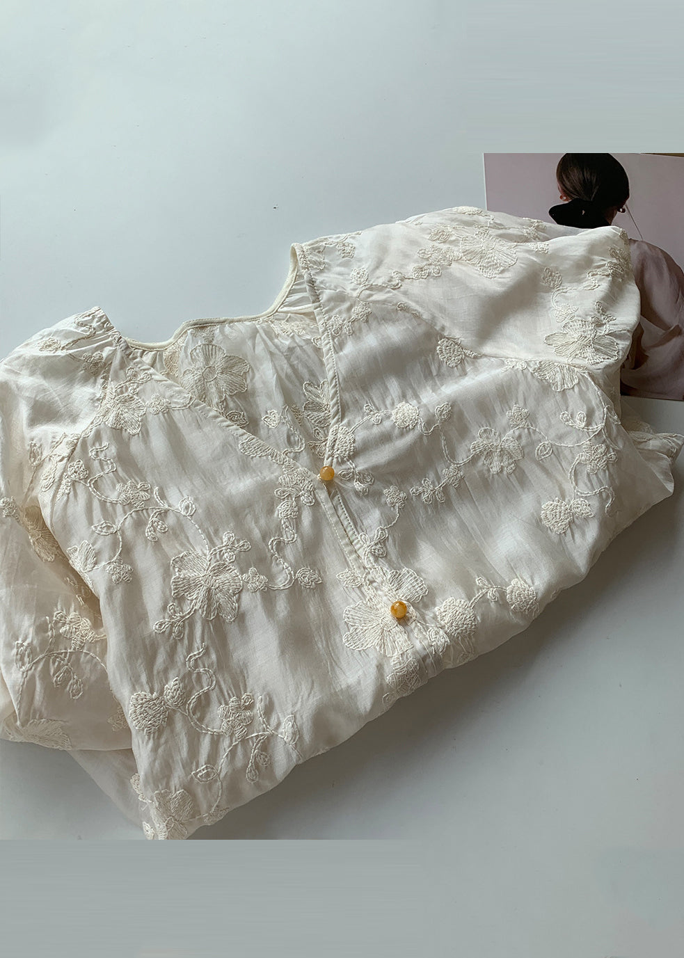 A Vintage Style Top with Delicate Timeless Details
