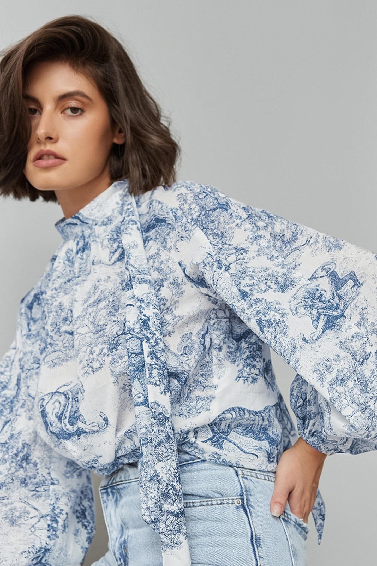 Gracefully Styled Blouse for Any Occasion