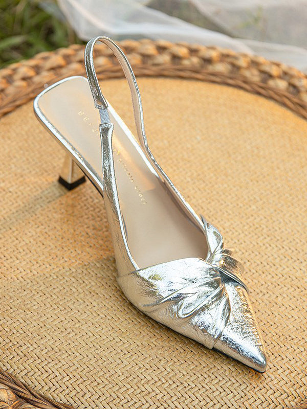 A Vintage Style Sandals with Delicate Timeless Details