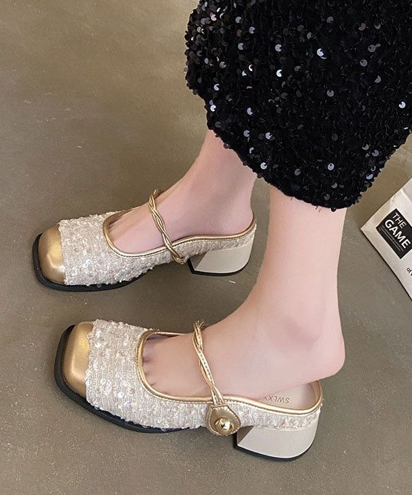 A Vintage Style Sandals with Delicate Timeless Details
