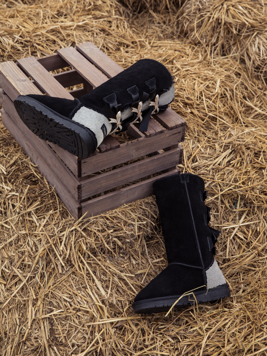 A Vintage Style Boots with Delicate Timeless Details