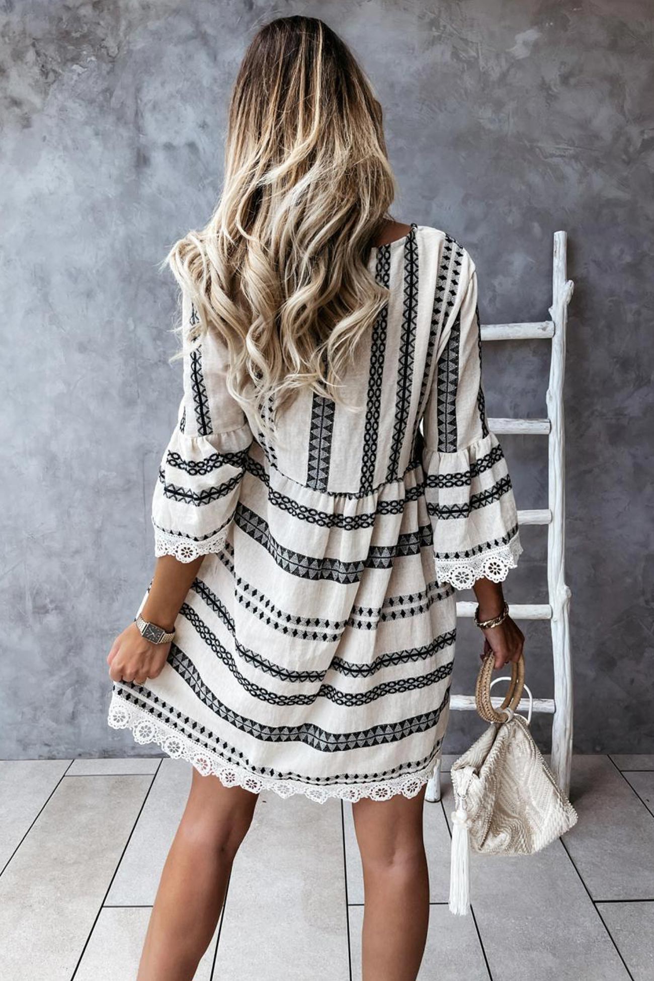 A Vintage Style Dress with Delicate Timeless Details