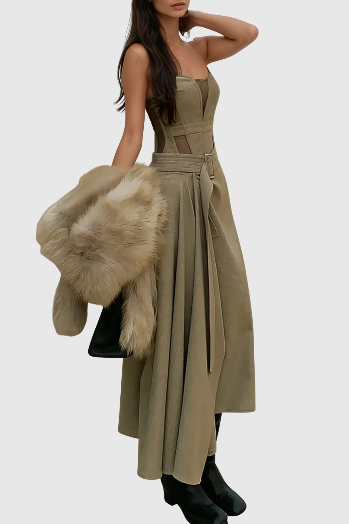 A Vintage Style Dress with Delicate Timeless Details