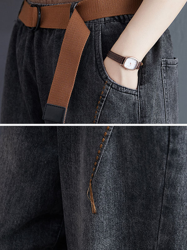 A Vintage Style Pants with Delicate Timeless Details