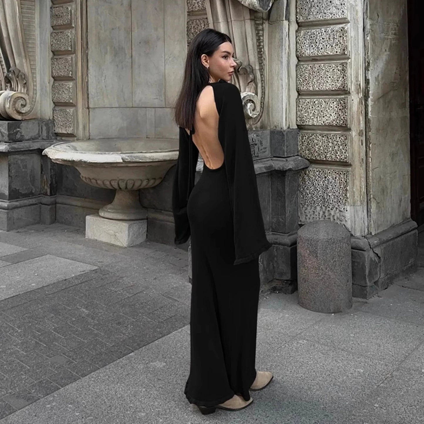 A Vintage Style Dress with Delicate Timeless Details