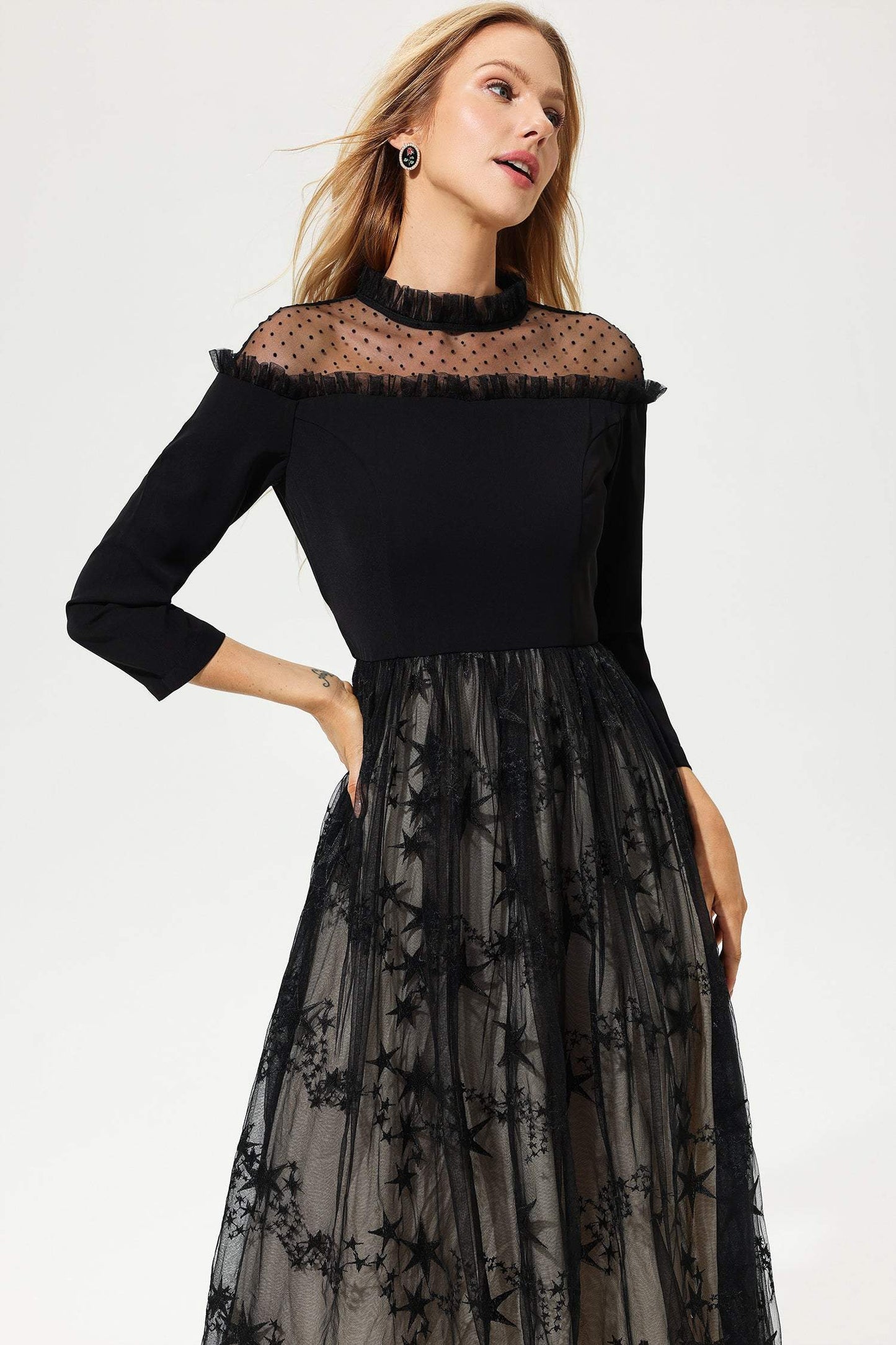 Elegantly Styled Dress for Everyday Wear