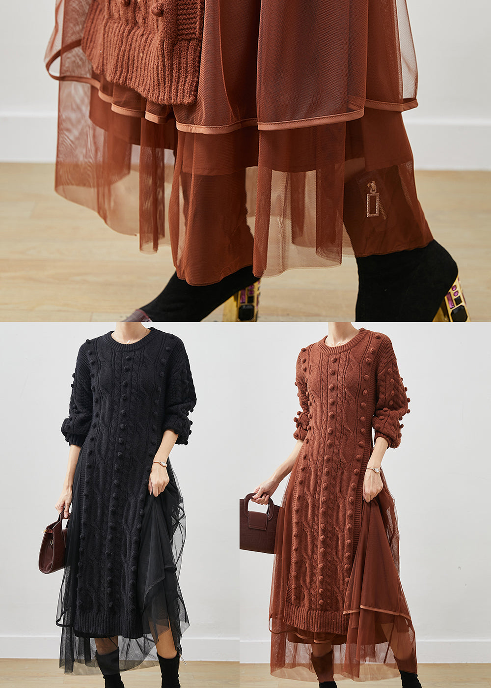 Well Tailored Sweater with a Graceful Silhouette