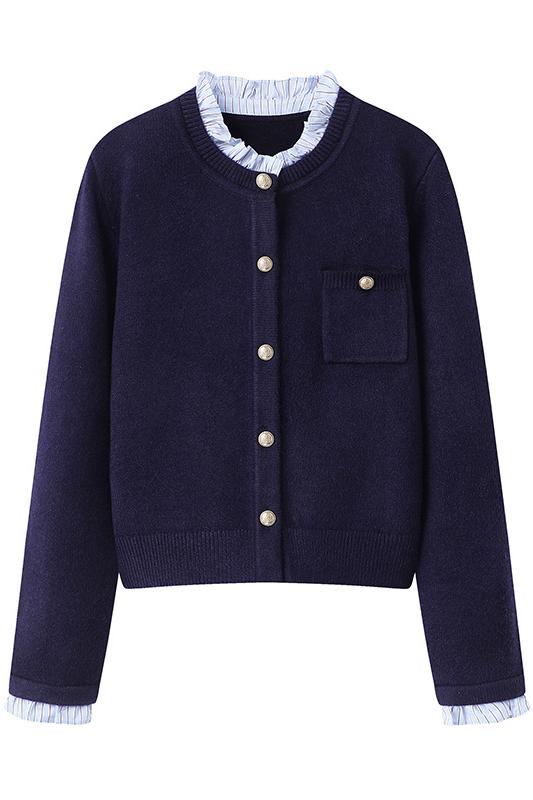 Well Tailored Cardigan with a Graceful Silhouette