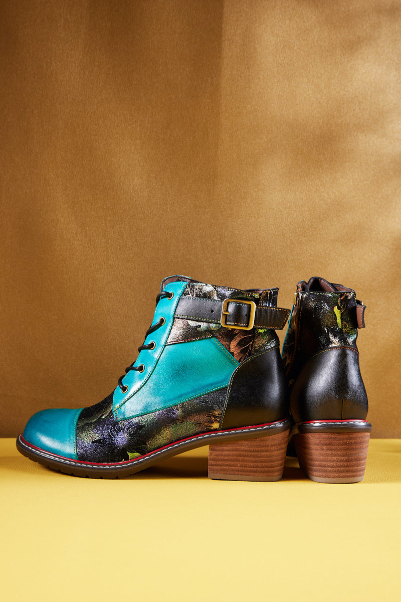 A Vintage Style Boots with Delicate Timeless Details