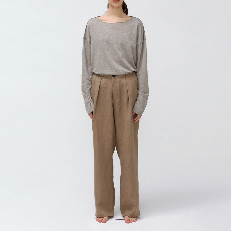 A Vintage Style Trousers with Delicate Timeless Details