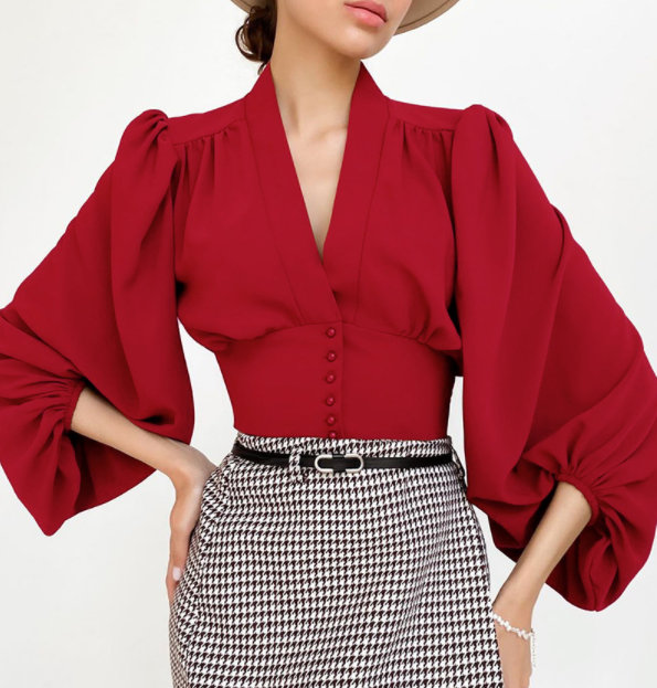 A Vintage Style Shirt with Delicate Timeless Details