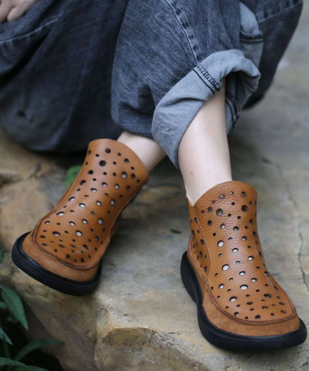 A Vintage Style Boots with Delicate Timeless Details