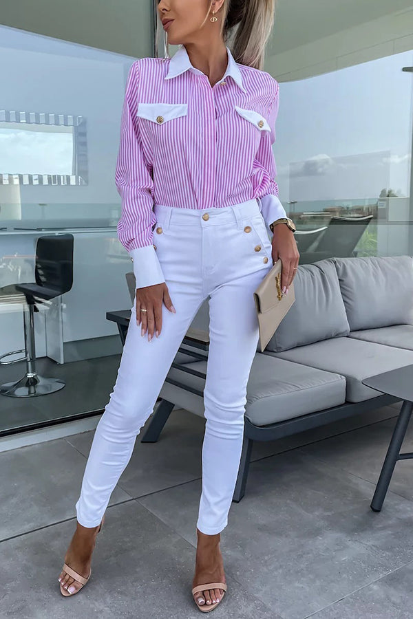 Well Tailored Blouse with a Graceful Silhouette