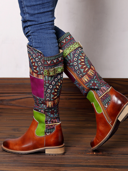 A Vintage Style Boots with Delicate Timeless Details
