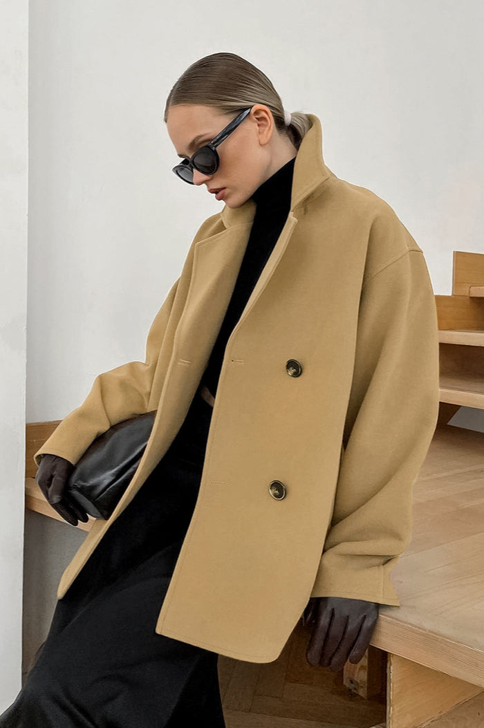 A Vintage Style Coat with Delicate Timeless Details