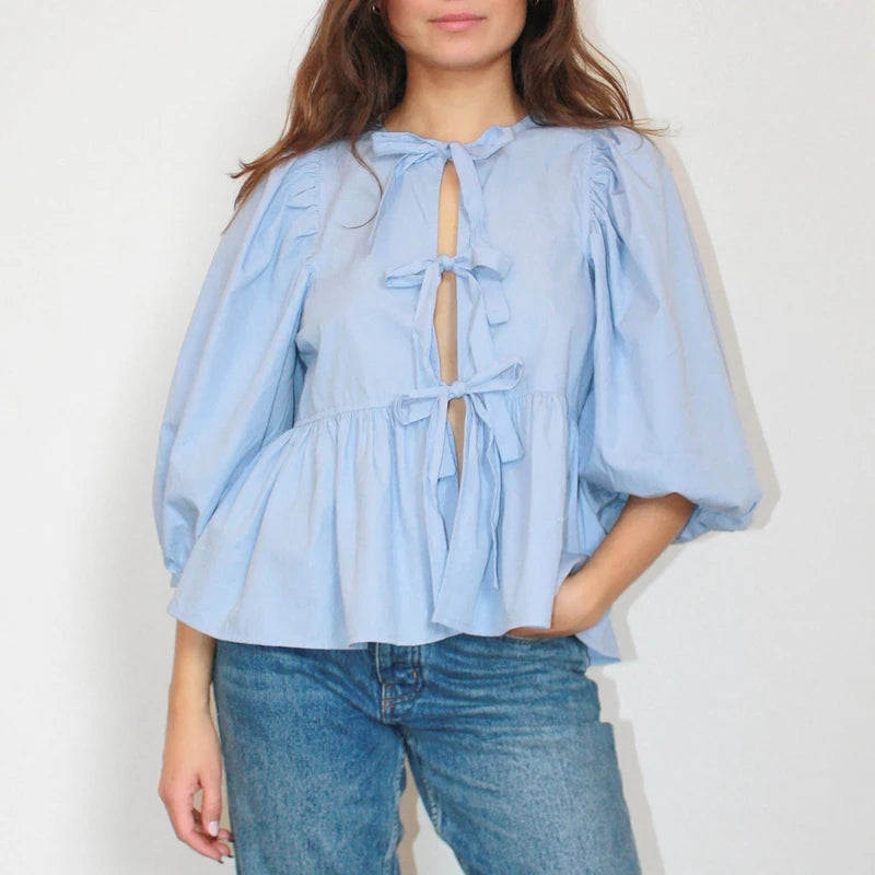 Vintage Inspired Blouse with a Contemporary Edge