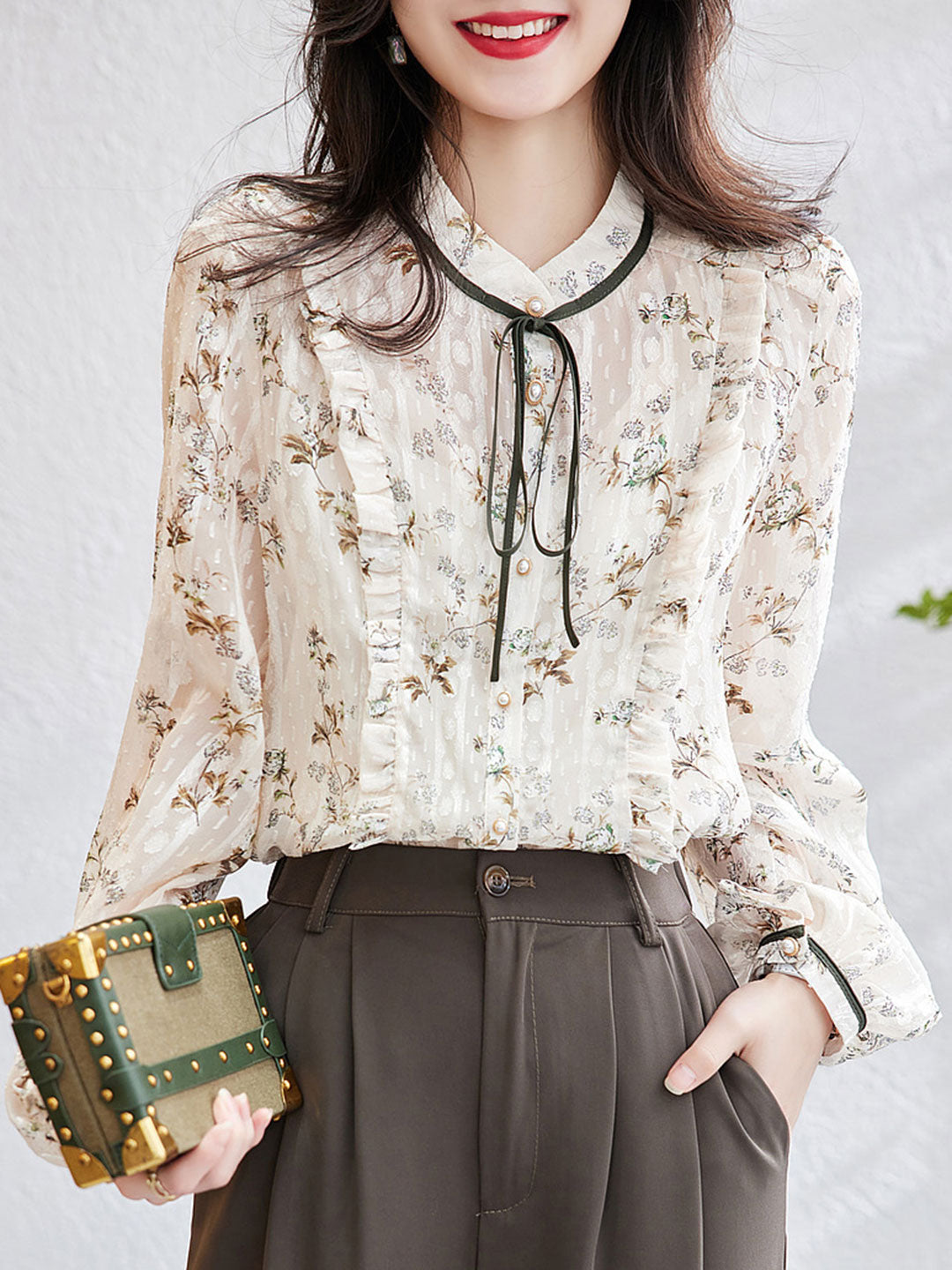 Vintage Inspired Blouse with a Contemporary Edge
