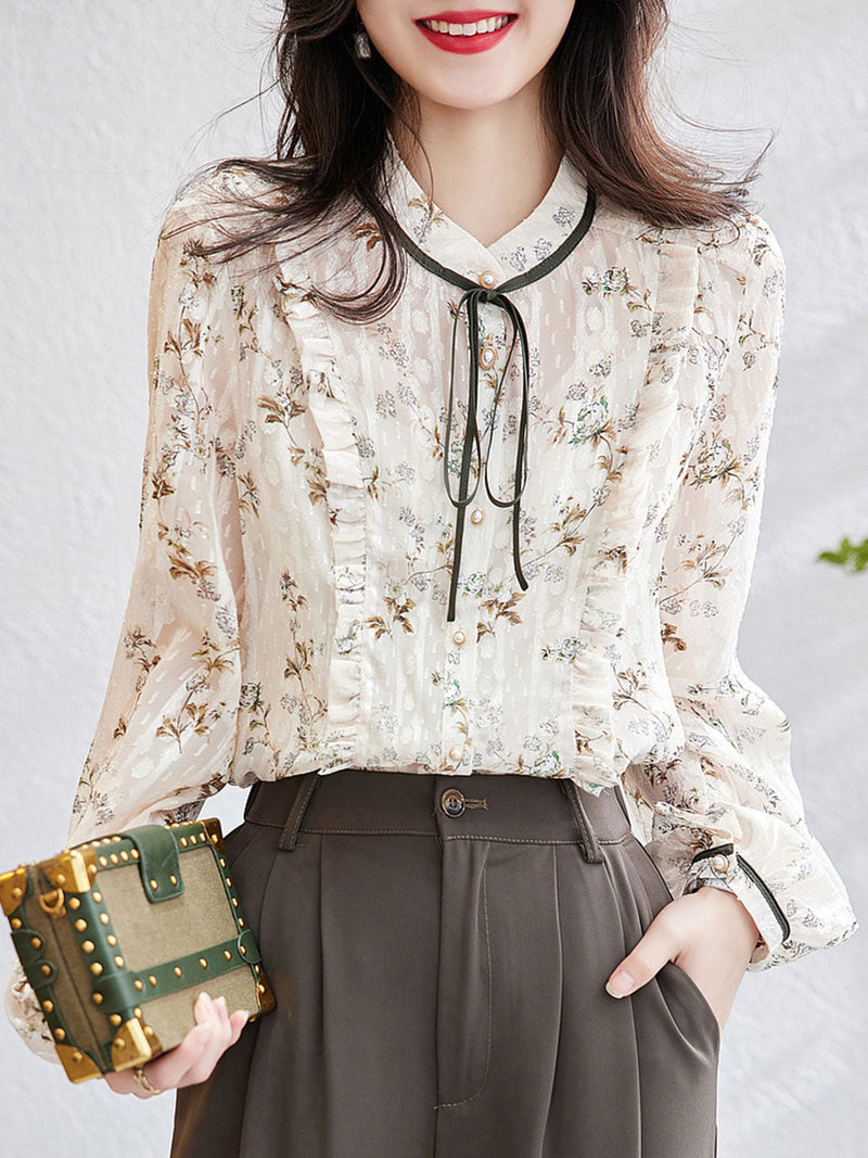 Vintage Inspired Blouse with a Contemporary Edge
