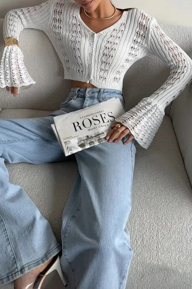 Vintage Inspired Cardigan with a Contemporary Edge