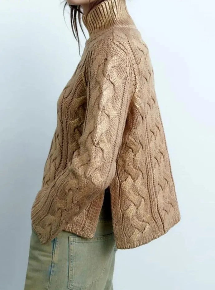 A Vintage Style Sweater with Delicate Timeless Details