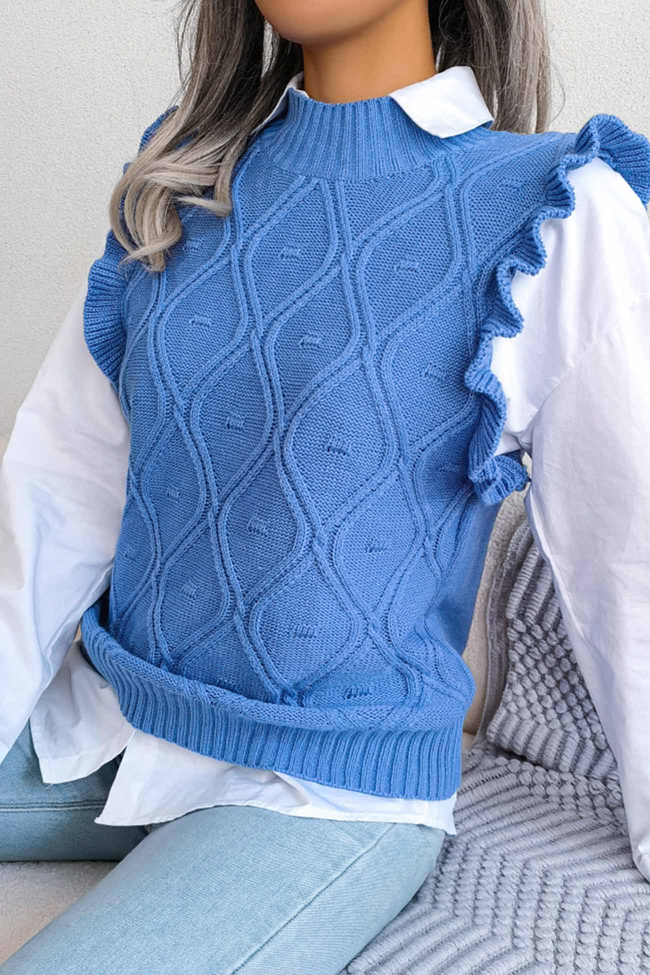 Vintage Inspired Sweater with a Contemporary Edge