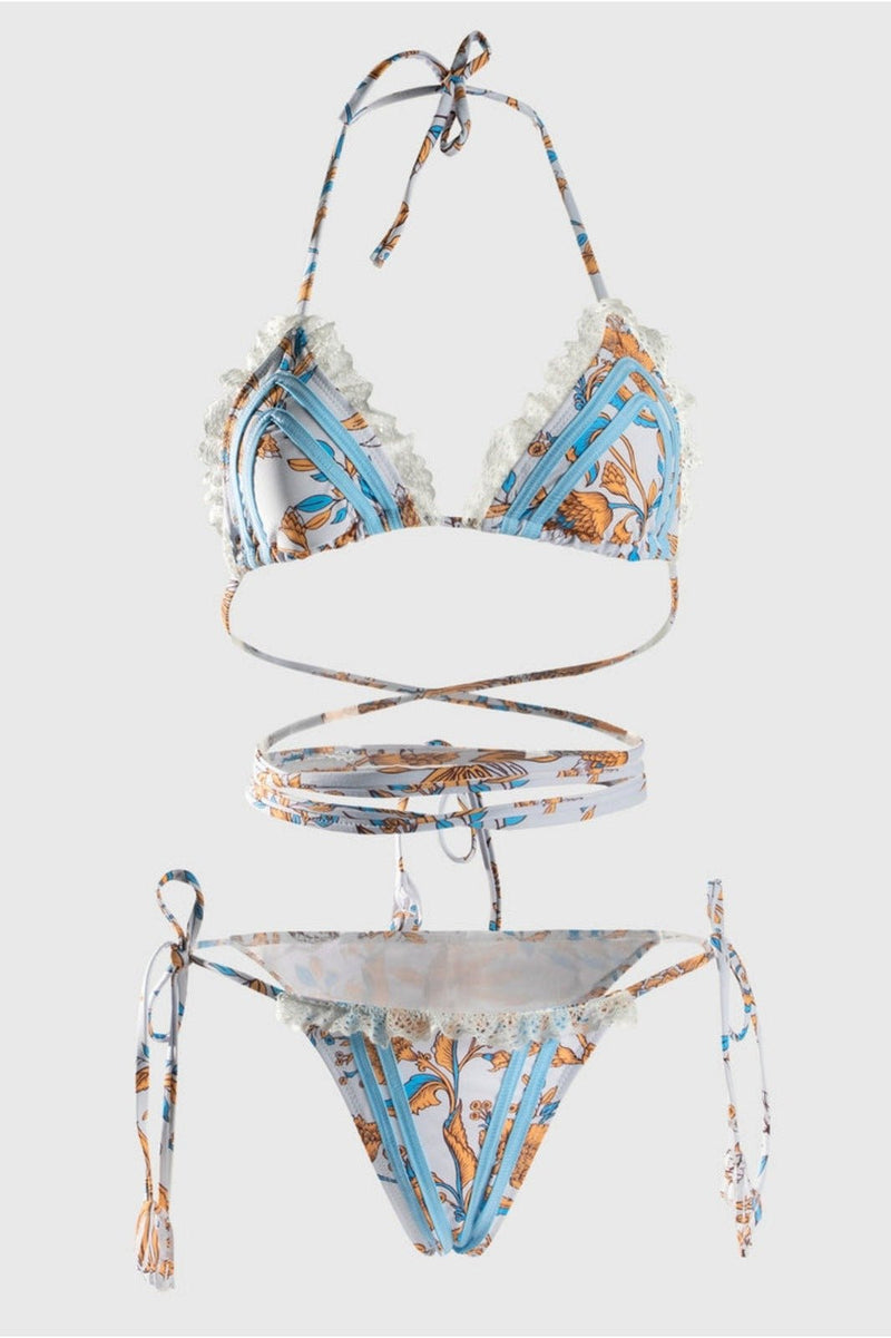 Vintage Inspired Bikini with a Contemporary Edge