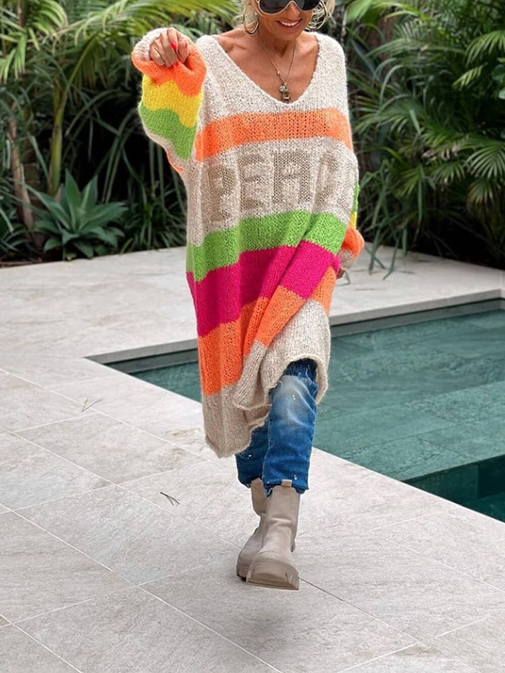 Vintage Inspired Sweater with a Contemporary Edge