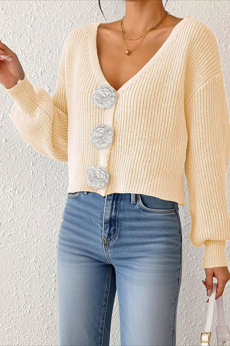 A Vintage Style Sweater with Delicate Timeless Details