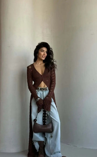 A Vintage Style Cardigan with Delicate Timeless Details