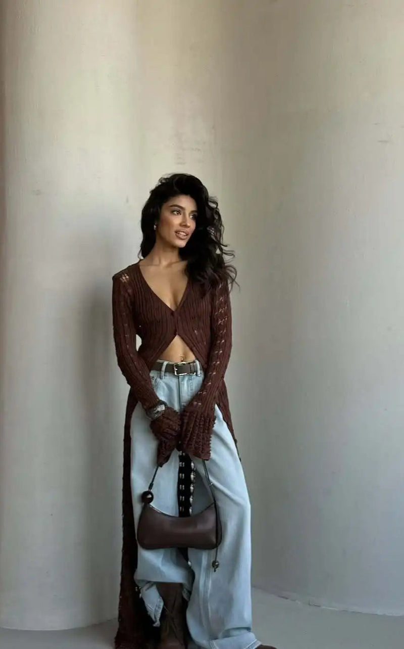 A Vintage Style Cardigan with Delicate Timeless Details