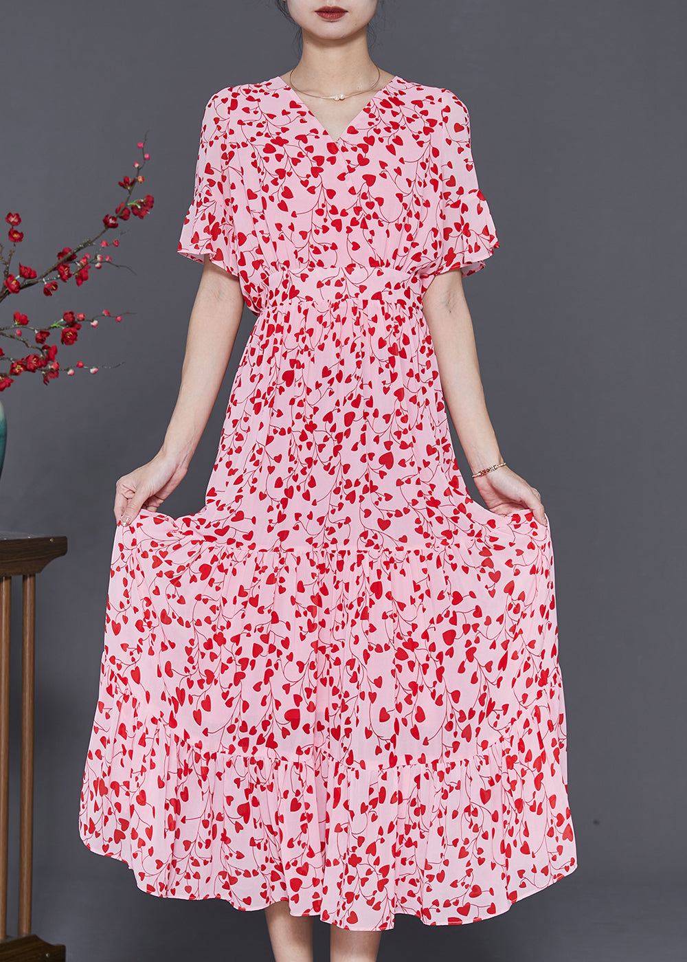 Classic Vintage Dress with a Flattering Fit