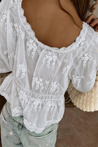 A Vintage Style Blouse with Delicate Timeless Details