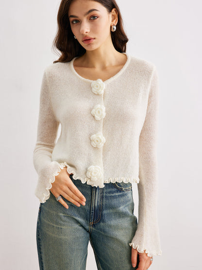 Classic Vintage Cardigan with a Flattering Fit