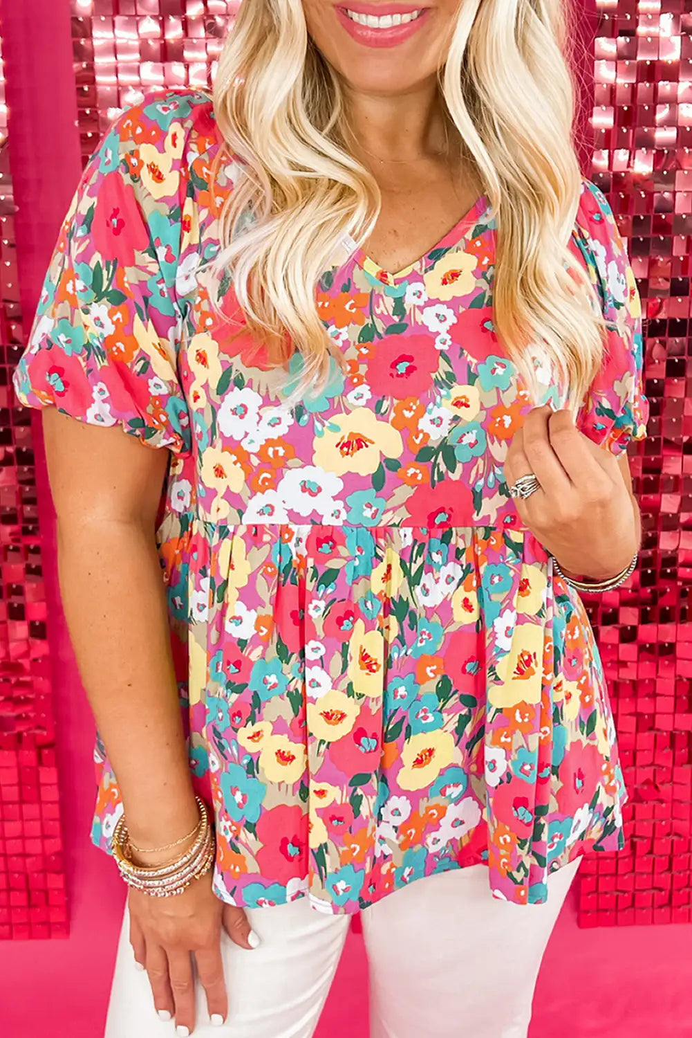 Classic Vintage Blouse with a Flattering Fit