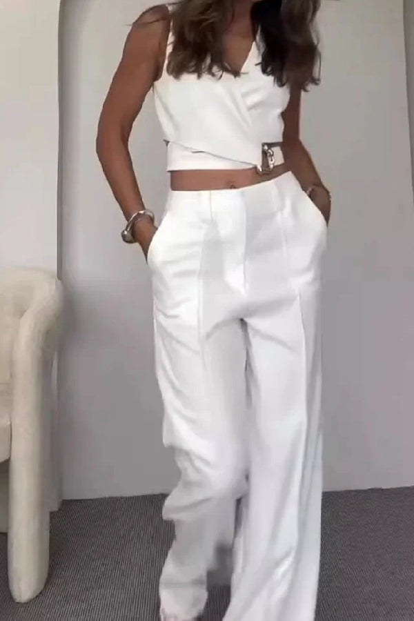 A Vintage Style Pants with Delicate Timeless Details