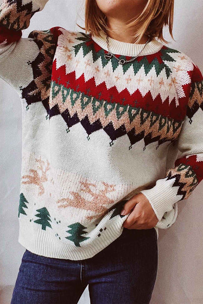 A Vintage Style Sweater with Delicate Timeless Details