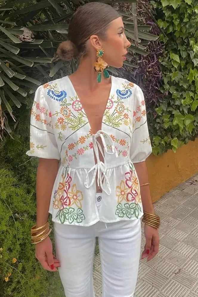 Vintage Inspired Blouse with a Contemporary Edge