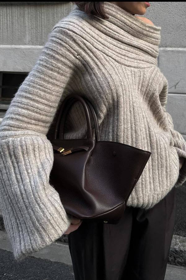 A Vintage Style Sweater with Delicate Timeless Details