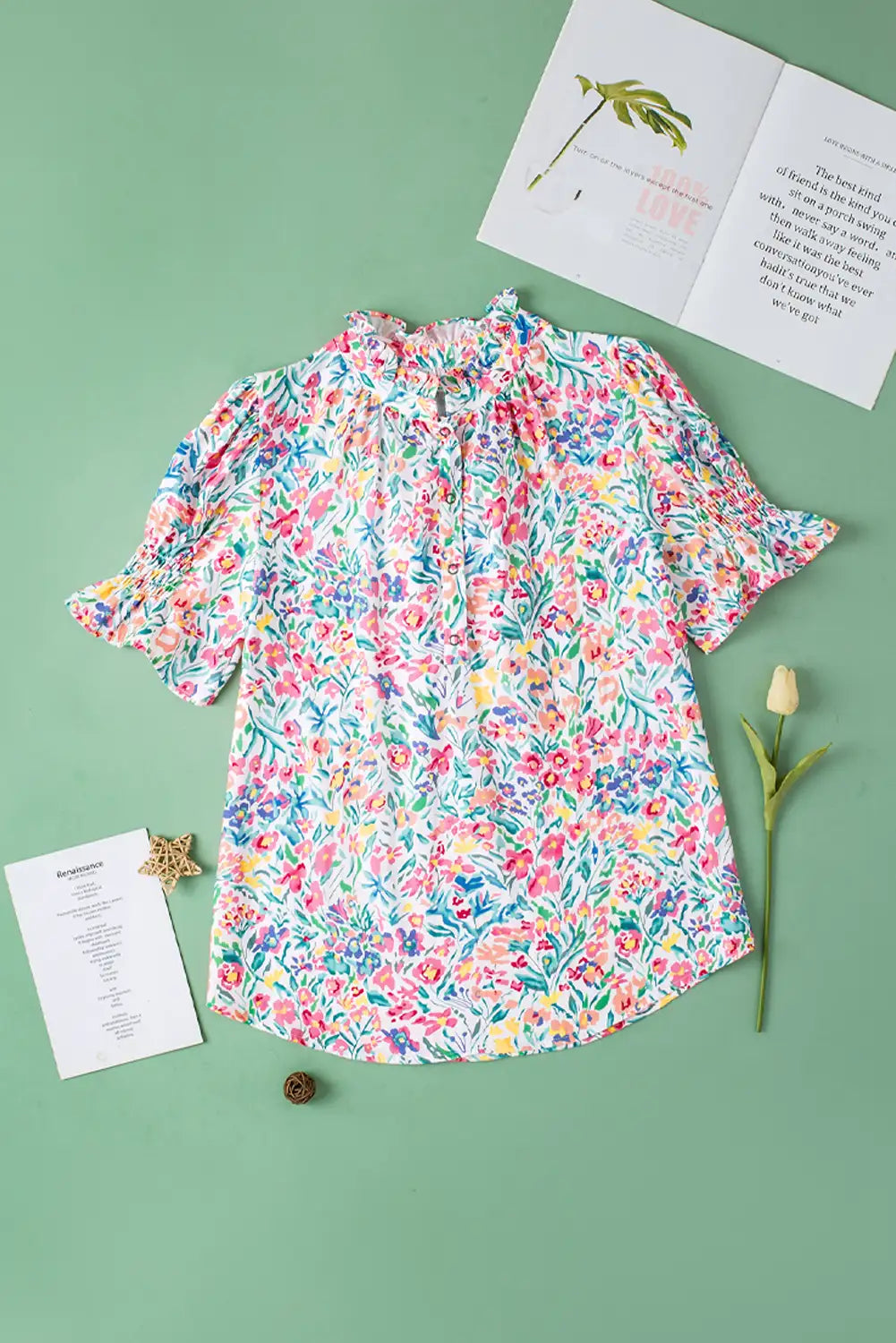 Classic Vintage Blouse with a Flattering Fit