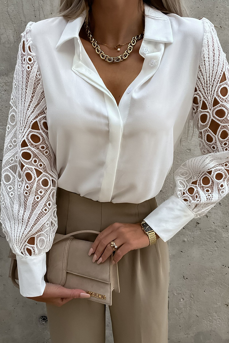 A Vintage Style Blouse with Delicate Timeless Details