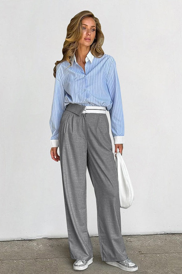 A Vintage Style Pants with Delicate Timeless Details