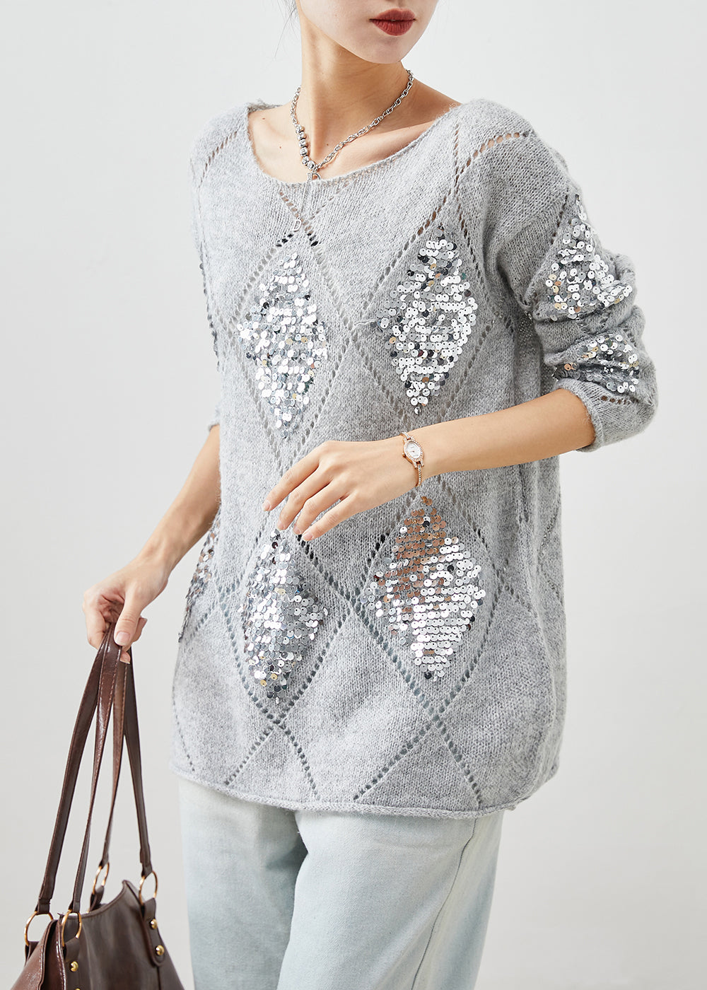 Beautifully Finished Sweater in a Timeless Design