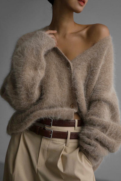 A Vintage Style Cardigan with Delicate Timeless Details
