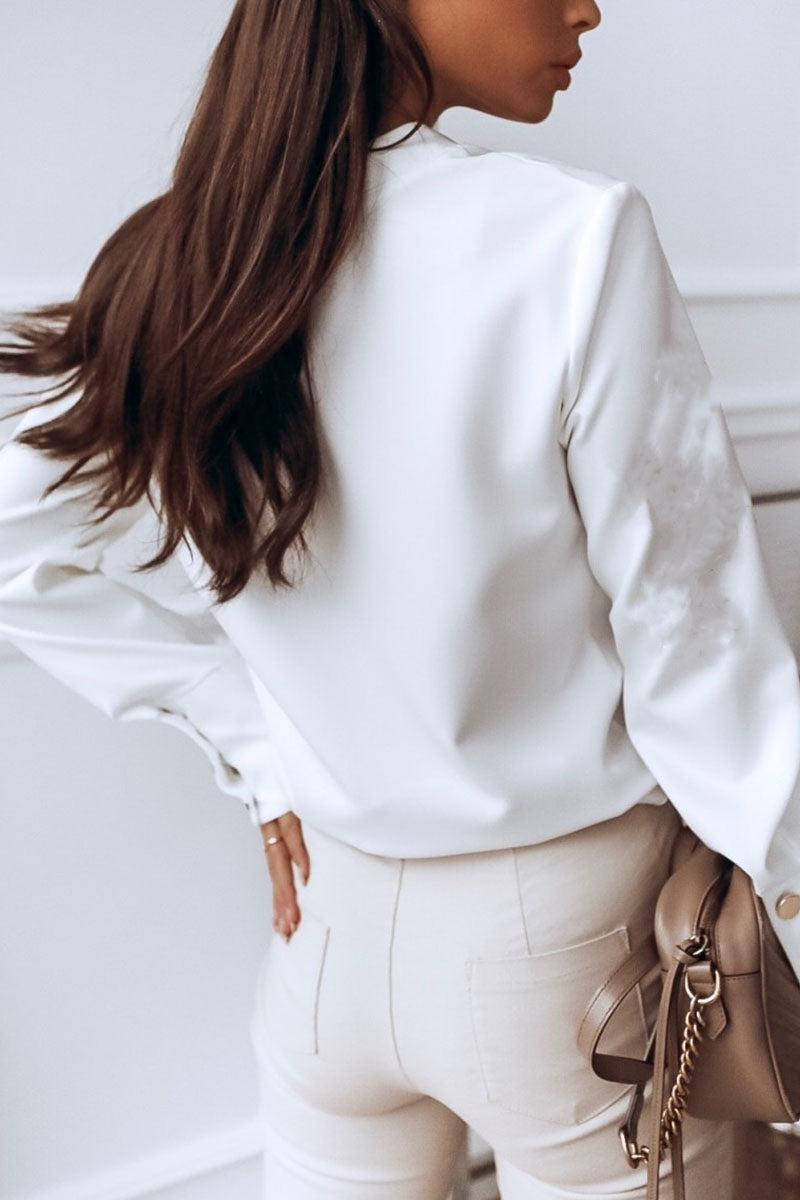A Vintage Style Blouse with Delicate Timeless Details