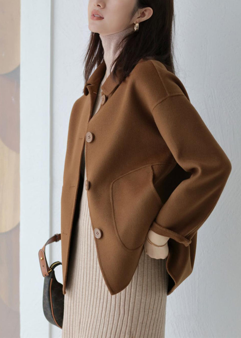 A Vintage Style Coat with Delicate Timeless Details
