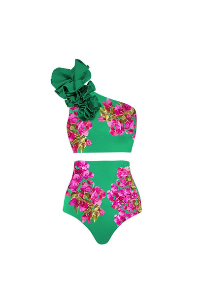 Classic Vintage Bikini with a Flattering Fit
