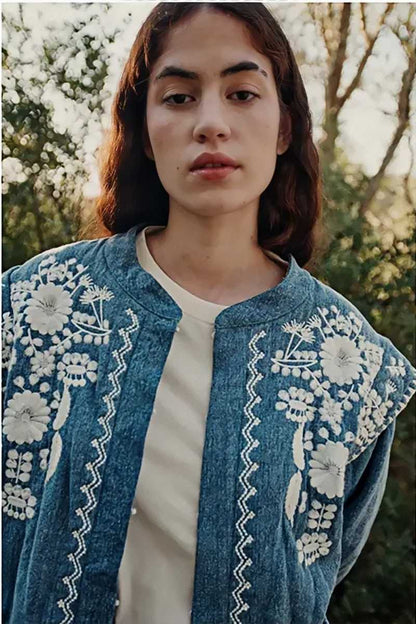 A Vintage Style Jacket with Delicate Timeless Details
