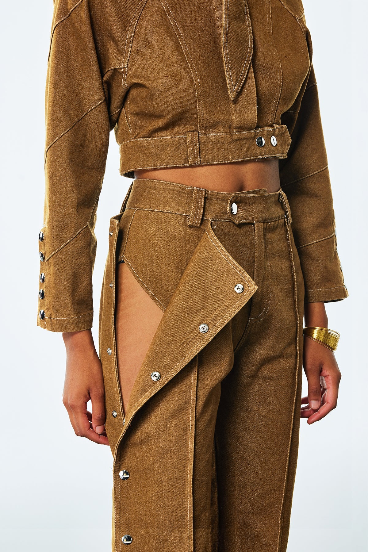 A Vintage Style Pants with Delicate Timeless Details