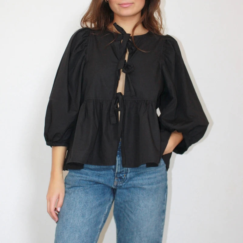 Vintage Inspired Blouse with a Contemporary Edge