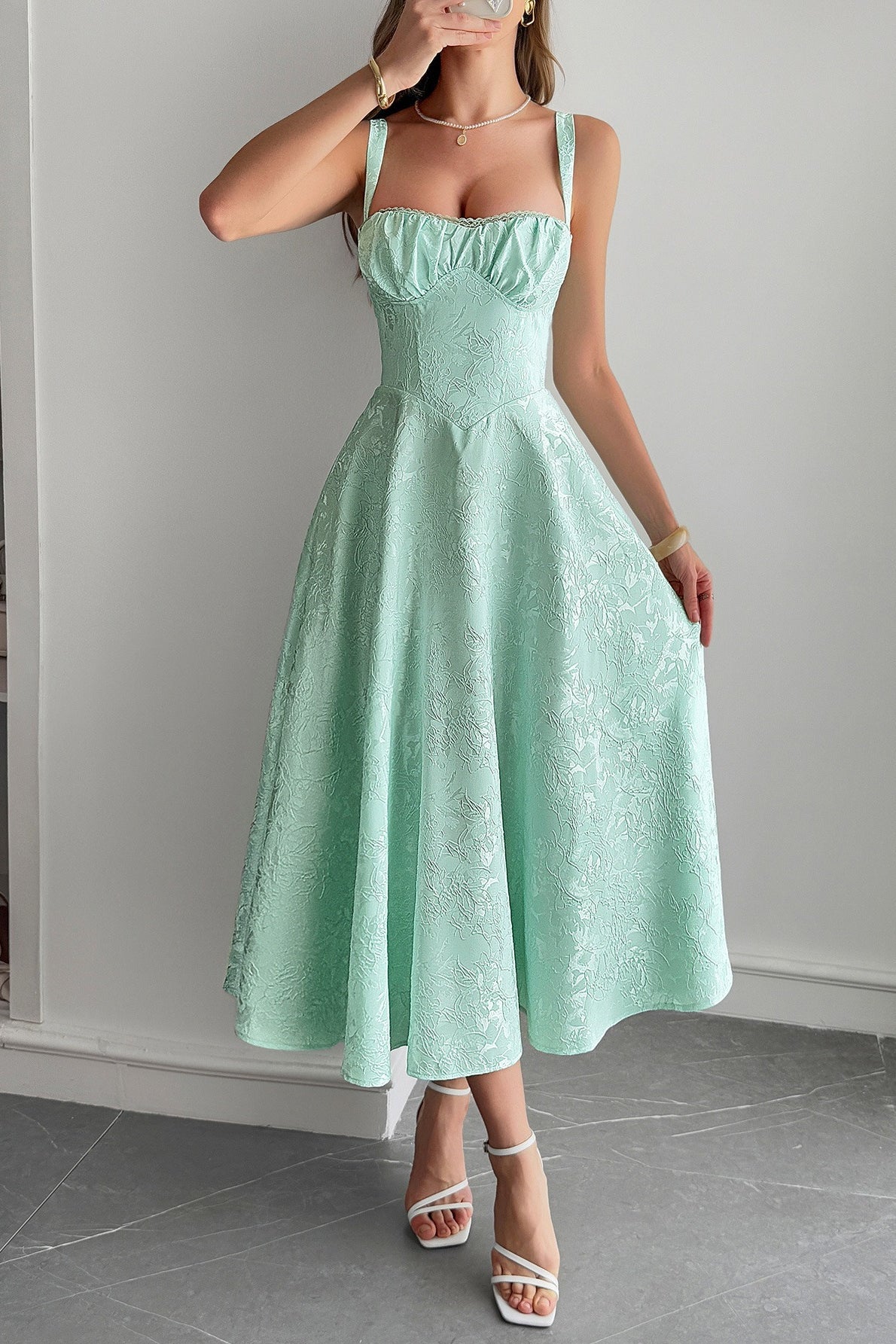 A Vintage Style Dress with Delicate Timeless Details